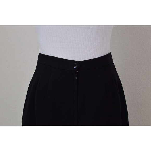 Vintage 90s Black Pencil Skirt size 8P - Picture 5 of 10